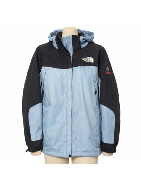 Vintage North Face Blue Gray Summit Series Gore Tex Jacket Parka Women L